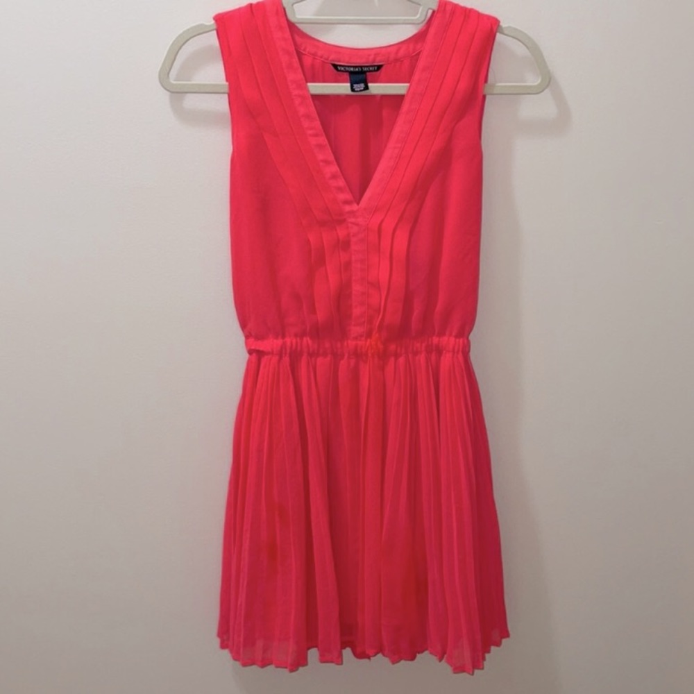 Victoria’s Secret Hot Pink pleated dress